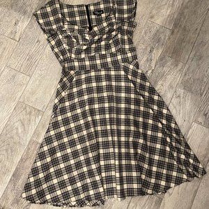 Sweetheart Retro-Style Plaid Dress from NYC Boutique